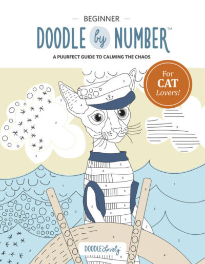 Doodle by Number A Puuurfect Guide to Calming the Chaos