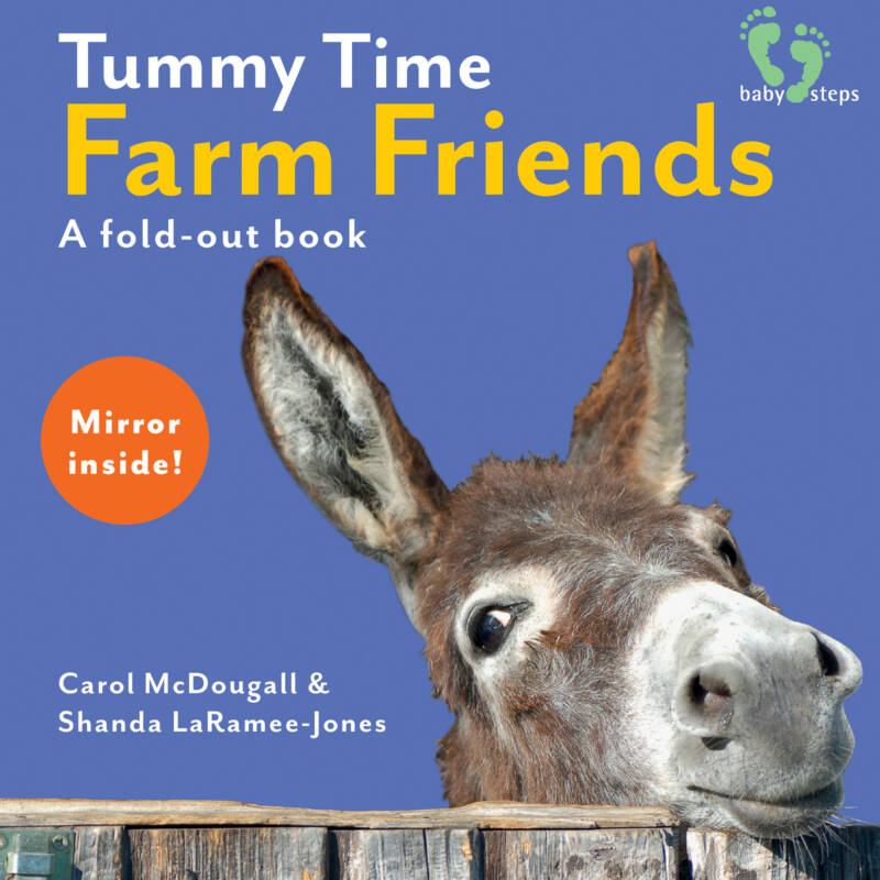 Tummy Time Farm Friends— A fold-out book